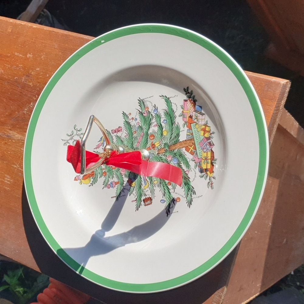 Spode Vintage retro style Christmas serving tray